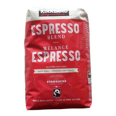 Kirkland Signature Espresso Blend Coffee Beans, 907 g