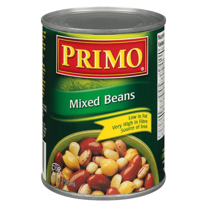 Primo Mixed Beans, 540 mL