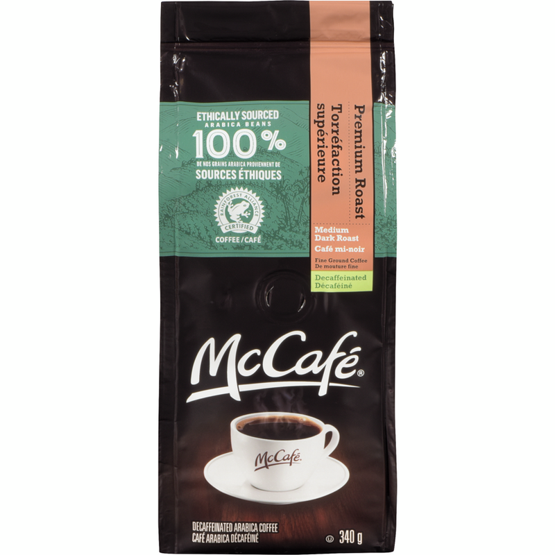 McCafe Decaffeinated Premium Roast, 340 g