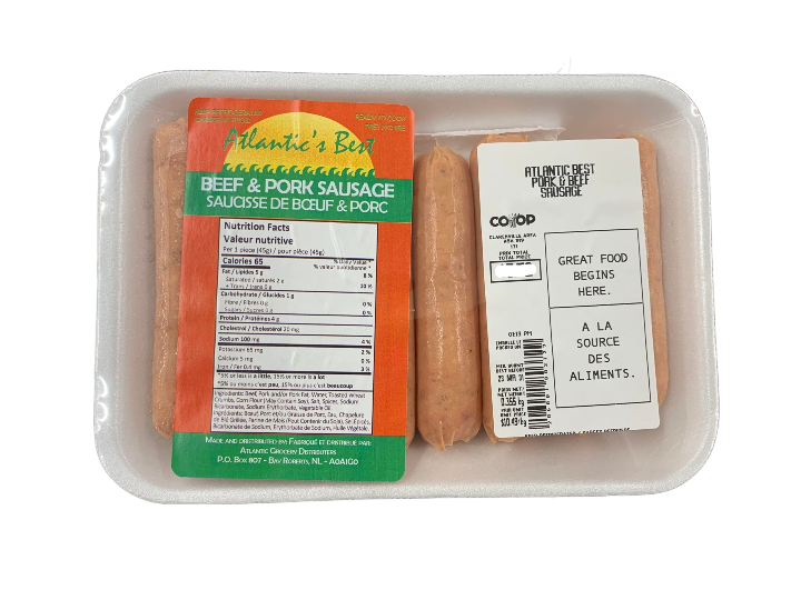 Atlantic Best Pork and Beef Sausages