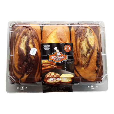 Schaaf Marble & Golden Loaf Cakes, 3 ct
