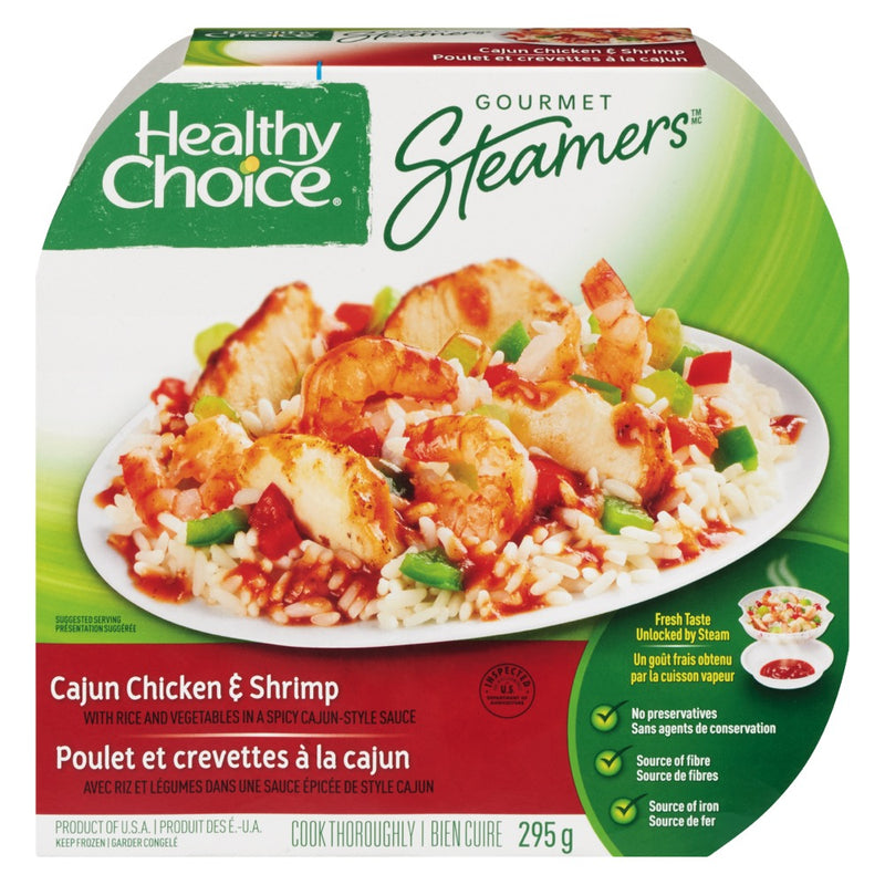 Healthy Choice Gourmet Steamers Cajun Chicken & Shrimp 295G