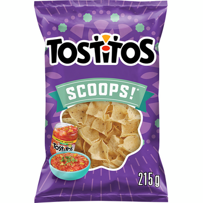 Tostitos Scoops Tortilla Chips, 215g