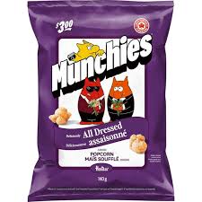 Munchies All Dressed Popcorn, 140 g