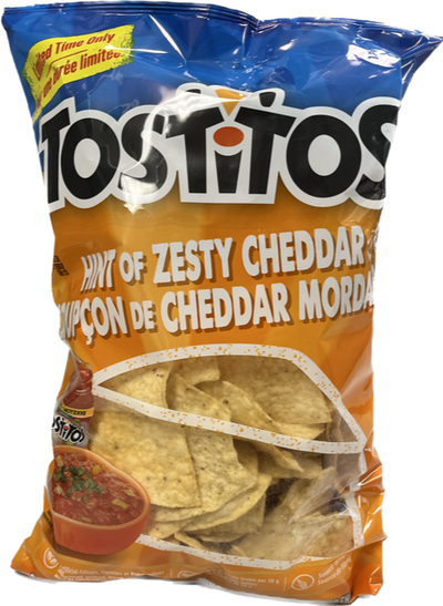 Tostitos Hint of Zesty Cheddar Tortilla Chips,