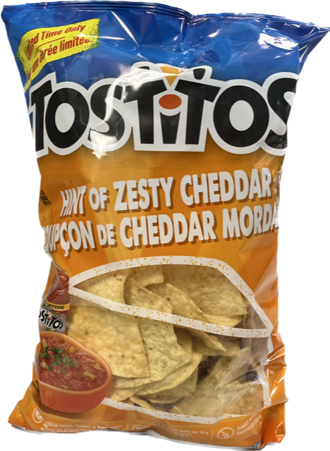 Tostitos Hint of Zesty Cheddar Tortilla Chips,
