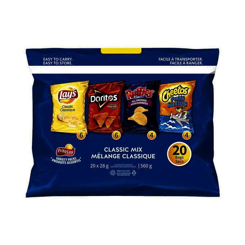 Frito Lay Classic Mix Chips, 560 g