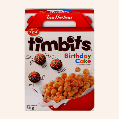 Post Timbits Birthday Cake Cereal, 311 g