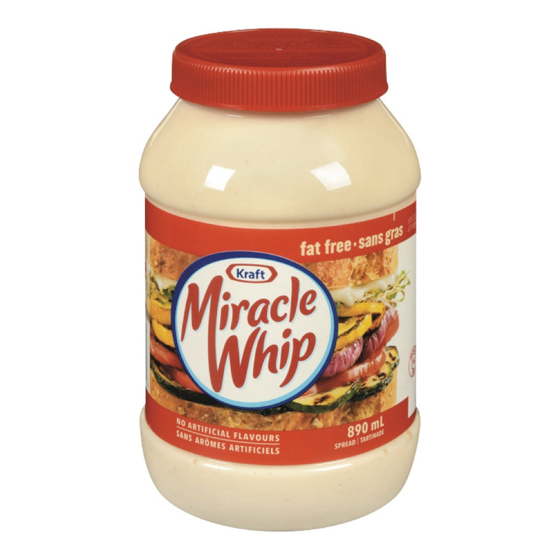 Kraft Miracle Whip Fat Free, 890 mL