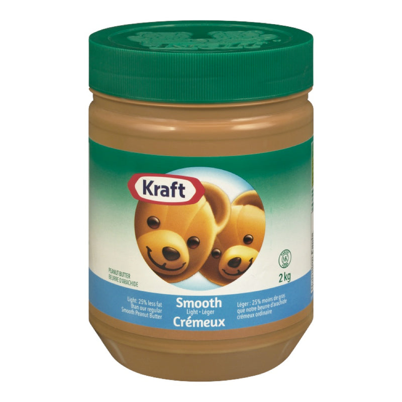 Kraft Smooth Light Peanut Butter, 2 kg