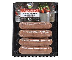 SAUSAGES TURKEY CRANBERRY CHIP