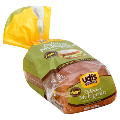 Udi's Gluten Free Whole Grain Bread, 340 g