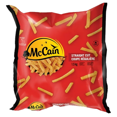 McCain Straight Cut Fries, 1.5 kg