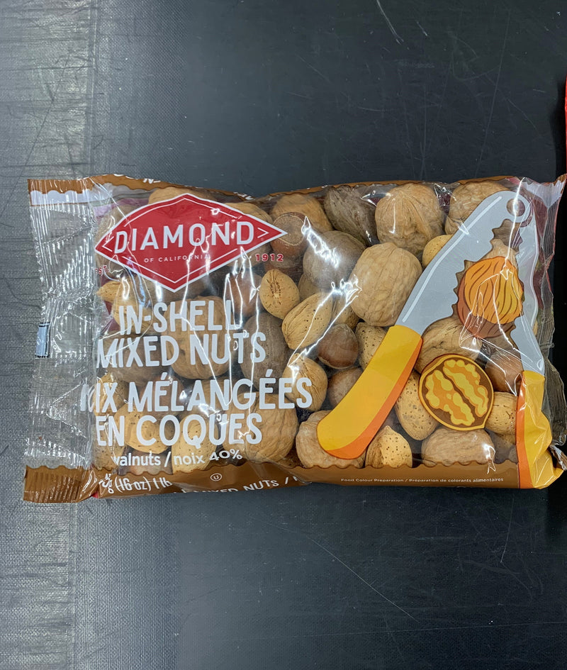 Diamond Of California In-Shell Mixed Nuts, 1lb