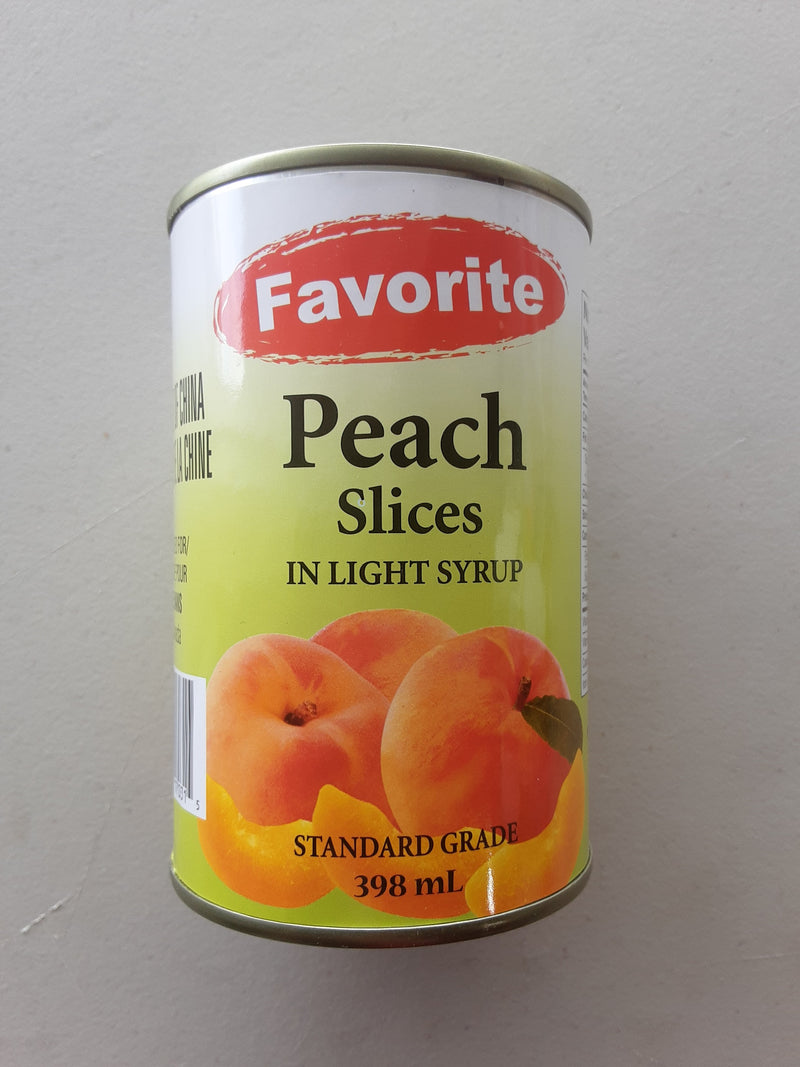 Favorite Peach Slices in Light Syrup, 398 mL