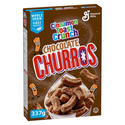 General Mills Cinnamon Toast Crunch Chocolate Churros Cereal, 337 g