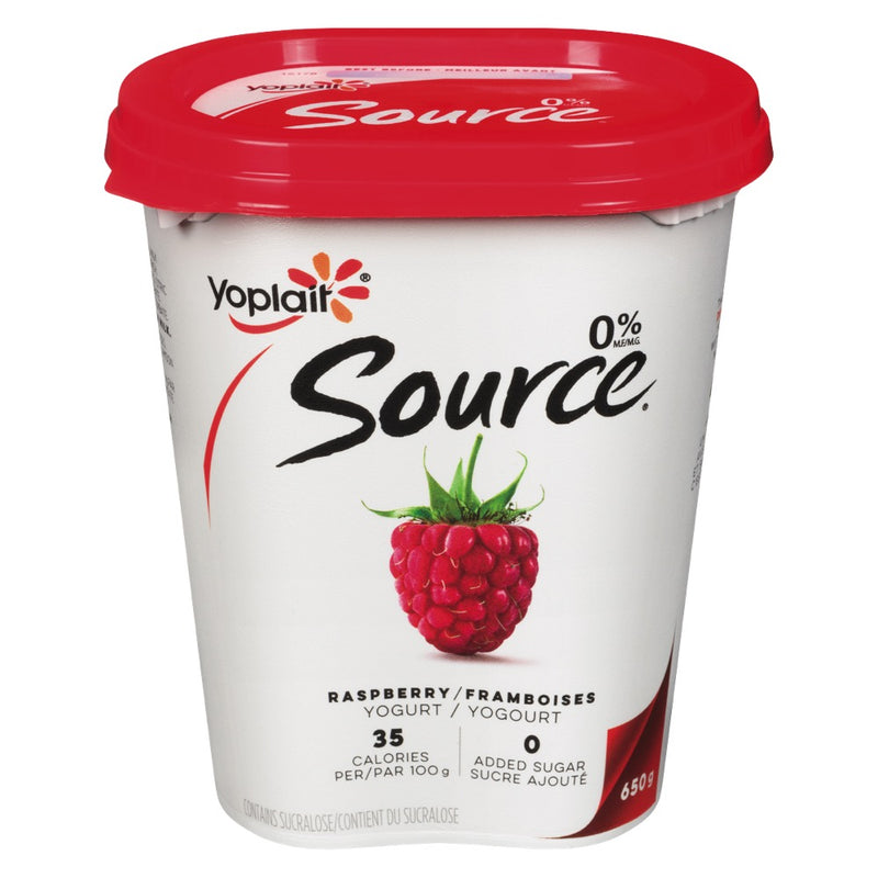 Yoplait Source Raspberry Yogurt, 650 g