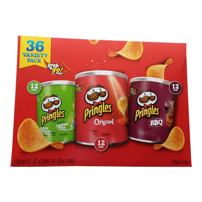 Pringles Variety Pack, 12 ct