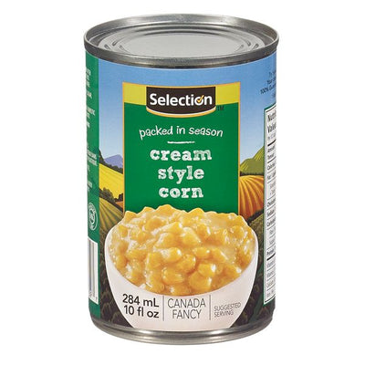 Selection Cream Style Corn, 284 mL