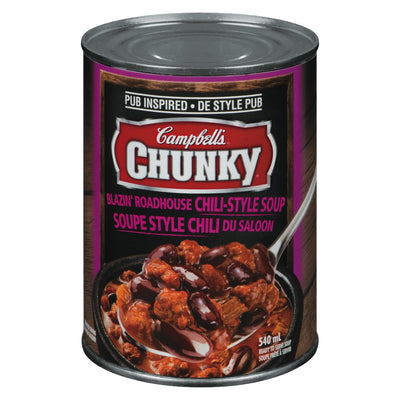 Chunky Blazin' Roadhouse Chili Style Soup, 540 mL