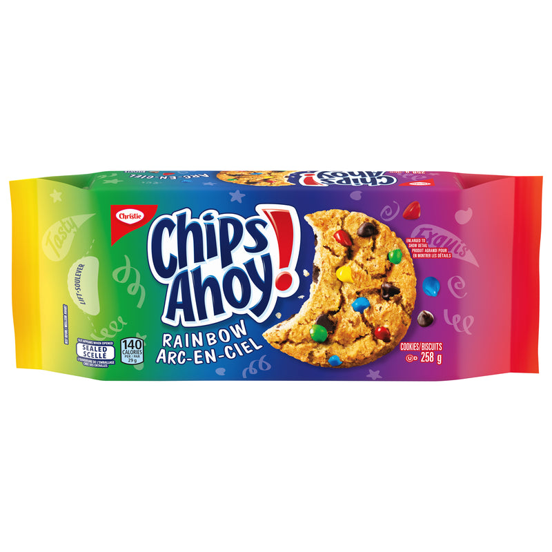 Christie Chips Ahoy! Rainbow Chocolate Chip Cookies, 258 g