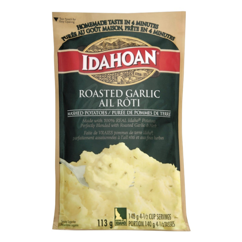 Idahoan Roasted Garlic Mashed Potatoes, 113 g