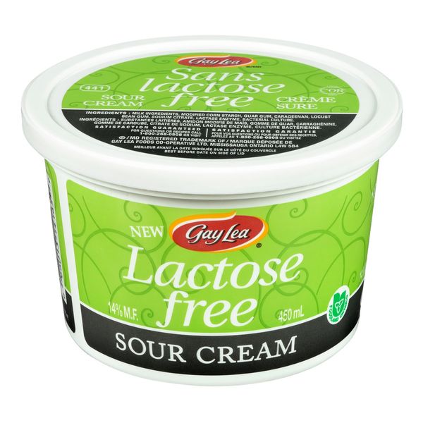 Gay Lea Lactose Free Sour Cream, 450 mL