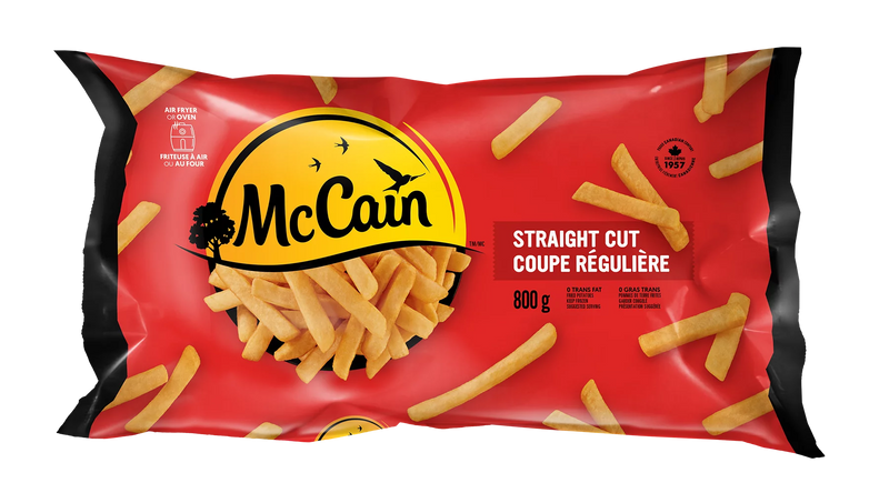 McCain Straight Cut Fries, 800 g