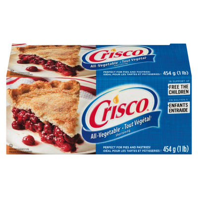 Crisco All-Vegetable Shortening, 454 g