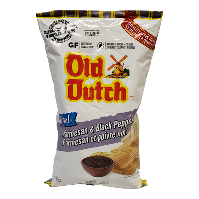 Old Dutch Parmesan & Black Pepper Potato Chips, 240 g