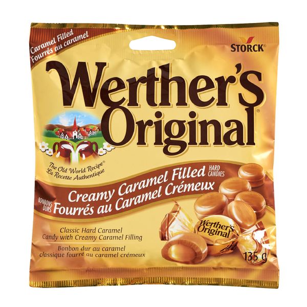 Werther's Original Creamy Caramel Filled Candies, 135 g