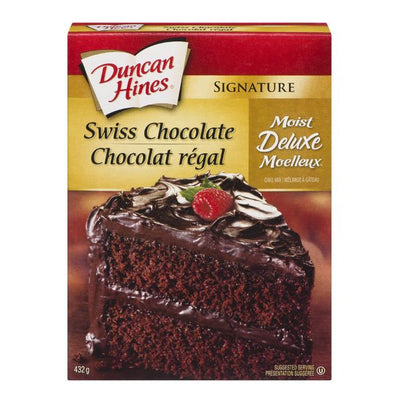 Duncan Hines Swiss Chocolate Cake Mix, 432 g