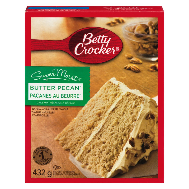 Betty Crocker Butter Pecan Cake Mix, 432 g