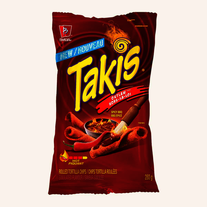 Takis Rolled Tortilla Chips, 280 g