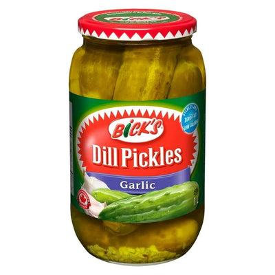 Bick's Whole Dill Pickles With Garlic, 1 L