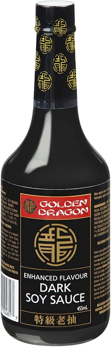 Golden Dragon Dark Soy Sauce, 455 mL
