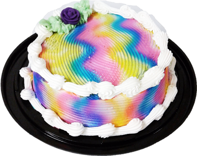 Single Layer 8 Vanilla Cake