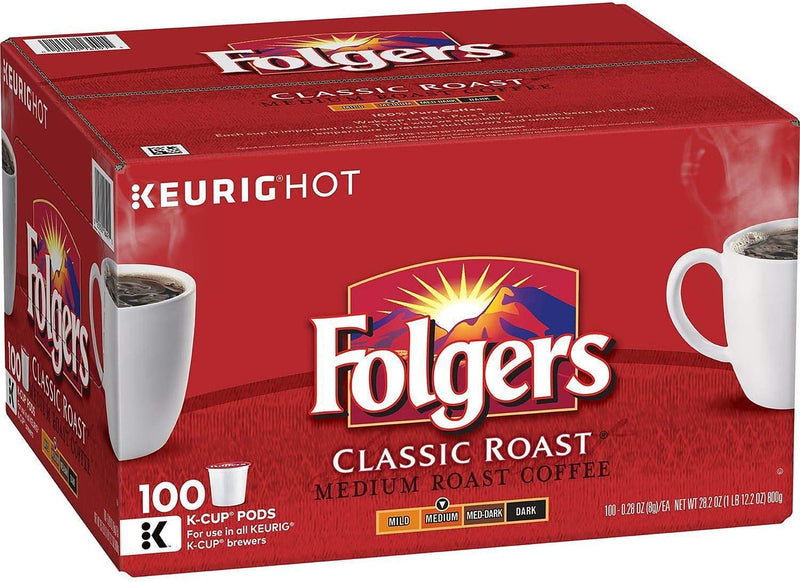 Folgers Classic Roast, 12 ct