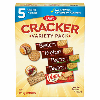 DARE CRACKER VARIETY 5 PACK, 1.15 kg
