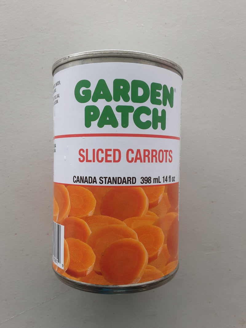 Garden Patch Sliced Carrots, 398 mL