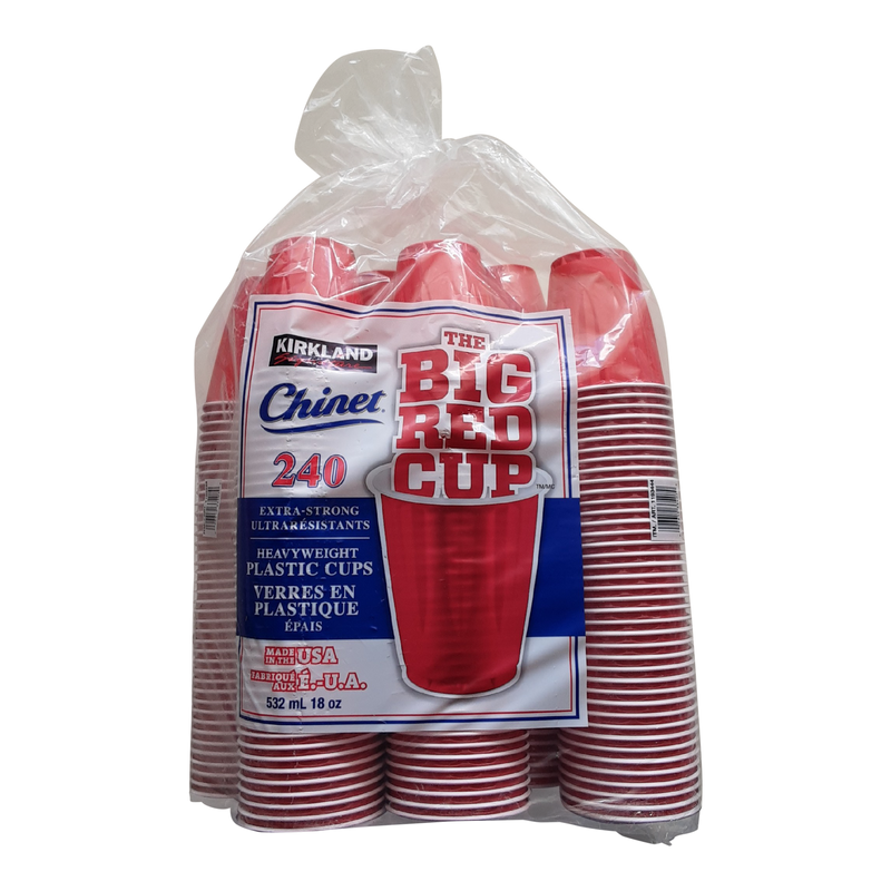 Kirkland Signature Chinet The Big Red Cup, 240 x 531 mL