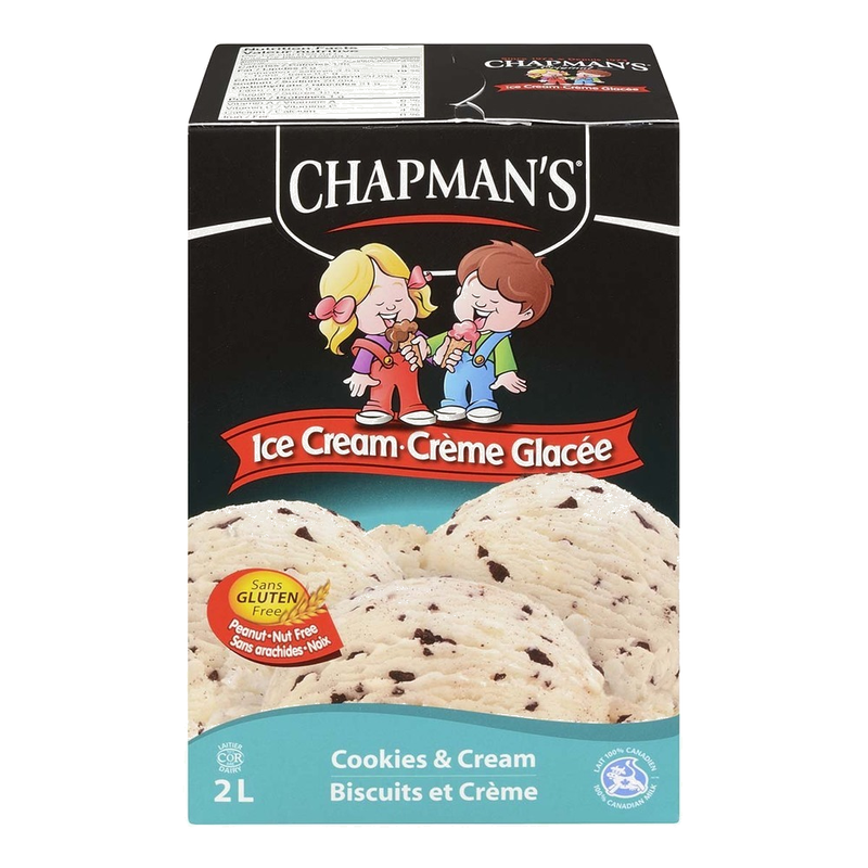 Chapman's Cookies & Cream Ice Cream Brick, 2L