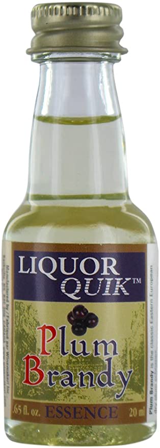 Liquor Quik Plum Brandy Essence, 20 mL