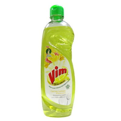 Vim Caring Lemon & Rose Dish Liquid, 400 mL