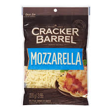 Cracker Barrel Shredded Mozzarella Cheese, 320 g