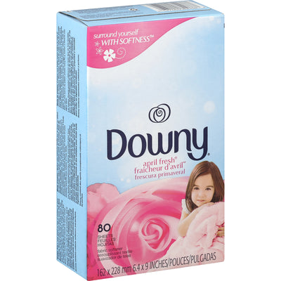 Downy Fabric Softener Sheets April Fresh,  80 count