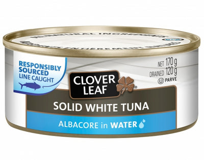 Clover Leaf Solid White Albacore Tuna In Water, 170 g