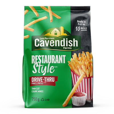 Cavendish Restaurant Style Drive Thru Fries, 750 g