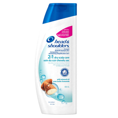 Head & Shoulders 2 in 1 Dry Scalp Care Shampoo, 400 mL