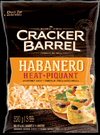 Cracker Barrel Habanero Shredded Cheese, 320g